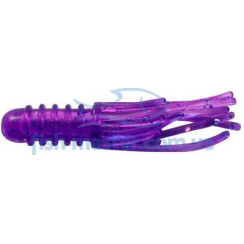 Silicone Reins RING TUBE MICRO 1.5" 567 Lilac Silver&Blue Flake 12pcs