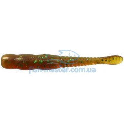 Silicone Reins MEAT 3" 565 Motor Oil Green Flake 15pcs
