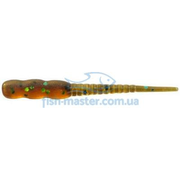 Silicone Reins AJI MEAT 565 Motor Oil Green Flake 15pcs