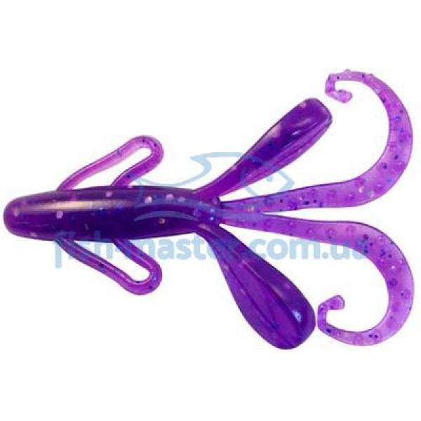 Silicone Reins HOG TINY 567 Lilac Silver&Blue Flake 10pcs