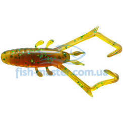 Silicone Reins DELTA SHRIMP 565 Motor oil green flake 12 pcs