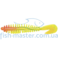 Silicone Reins ROCKVIBE GRUB 4" 308 Marble chart orange 8 pcs