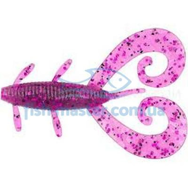 Silicone Reins G TAIL TWIN 2" 606 Pink LOX 10 pcs