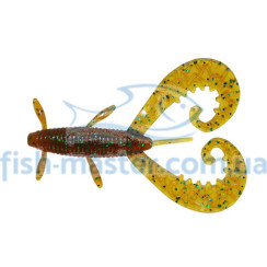 Silicone Reins G TAIL TWIN 3" 565 Motor Oil Green Flake 8 pcs