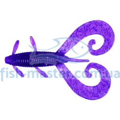 Silicone Reins G TAIL TWIN 3" 567 Lilac Silver & Blue Flake 8 pcs