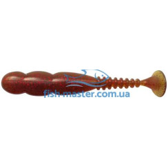 Силікон Reins FAT ROCKVIBE SHAD 4" 566 Motor Oil Red Flake 6шт