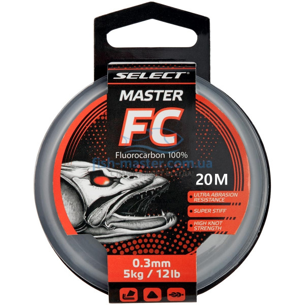Select Master FC Fluorocarbon 20m 0.16mm 4lb/1.8kg