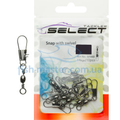 Вертлюжок с застежкой Select SF003 size 10, 10 шт.
