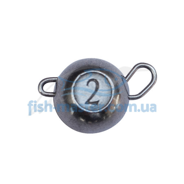 Shark tungsten head weight, 2g