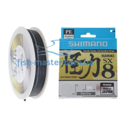 Шнур Shimano Kairiki 8 300m 0.315mm 33.5kg Grey