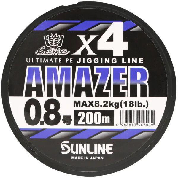 Cord Sunline SM Amazer X4 200m (multicolor) #1.5/0.205mm 32lb/14.5kg