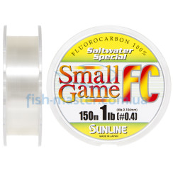 Флюорокарбон Sunline SWS Small Game FC 150м 0.104мм 1.0LB/0.45кг матч/тонущ.