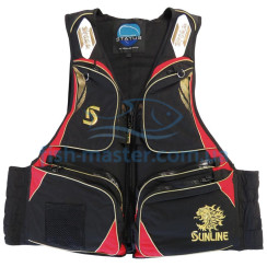 Жилет страховочный Sunline STL-210 BKXRD F red L