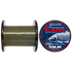 Sunline Siglon Carp fishing line, 1000m (green), 0.38mm, 9.5kg