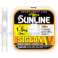 Лісочка Sunline Siglon V 100м #0.6/0.128мм 1.5кг