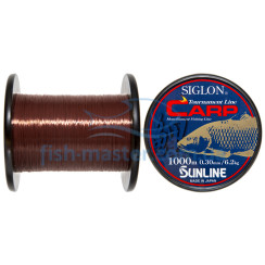 Sunline SIGLON CARP fishing line, 1000 m (brown), 0.30 mm, 6.2 kg