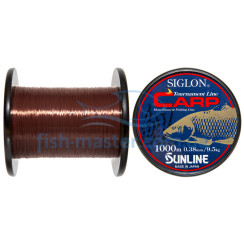Sunline Siglon Carp fishing line, 1000 m (brown), 0.38 mm, 9.5 kg