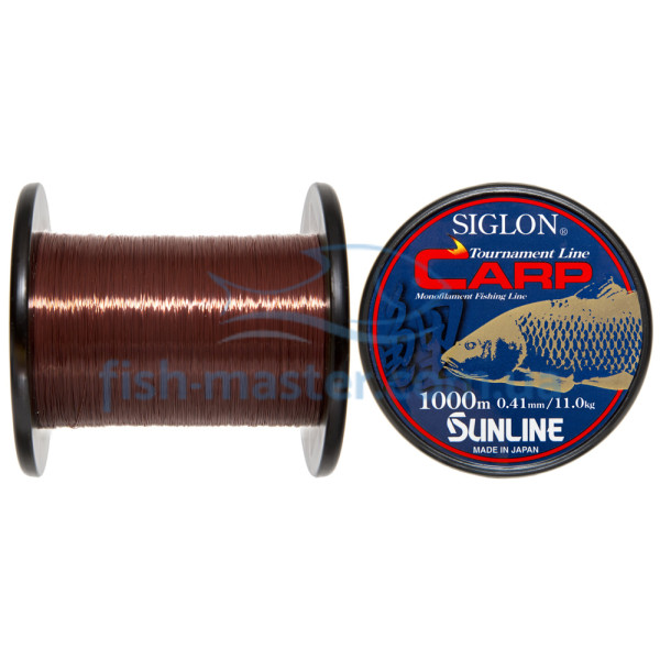 Sunline SIGLON CARP fishing line 1000m (brown) 0.41mm 11kg
