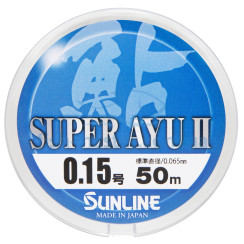 Лісочка Sunline Super Ayu II 50м HG #0.15 0.064мм 0.38кг