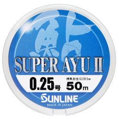 Лісочка Sunline Super Ayu II 50м HG #0.25 0.083мм 0.62кг