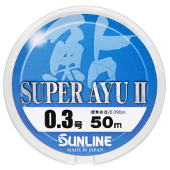 Лісочка Sunline Super Ayu II 50м HG #0.3 0.09мм 0.74кг