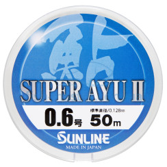 Лісочка Sunline Super Ayu II 50м HG #0.6 0.128мм 1.4кг