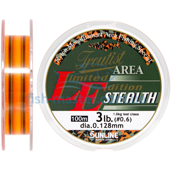 Line Sunline Troutist Area LE Stealth 100m #0.6/0.128mm 1.5kg
