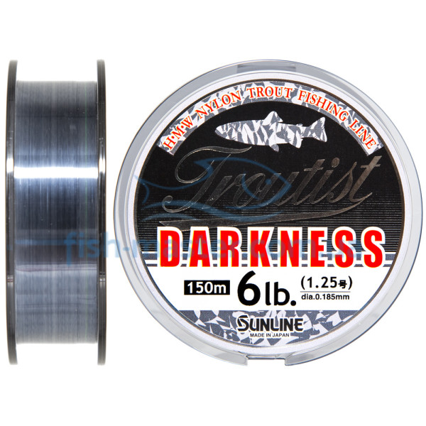 Леска Sunline Troutist Darkness HG 150м #1.25/0.185мм 3кг