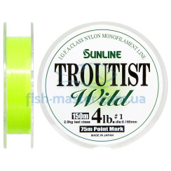 Леска Sunline Troutist Wild 150м #1.0/0.165мм 2кг