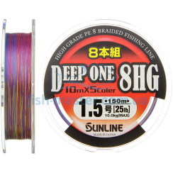 Шнур Sunline Deep One 8HG 150м #1.5/0.205мм 10кг