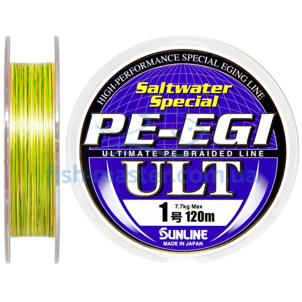 Шнур Sunline PE-EGI ULT 120m #1.0/0.165мм 7.7кг