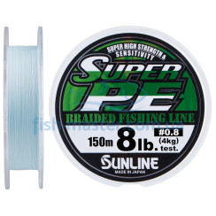 Cord Sunline New Super PE 150m (blue) #0.8/0.148mm 8LB/4kg