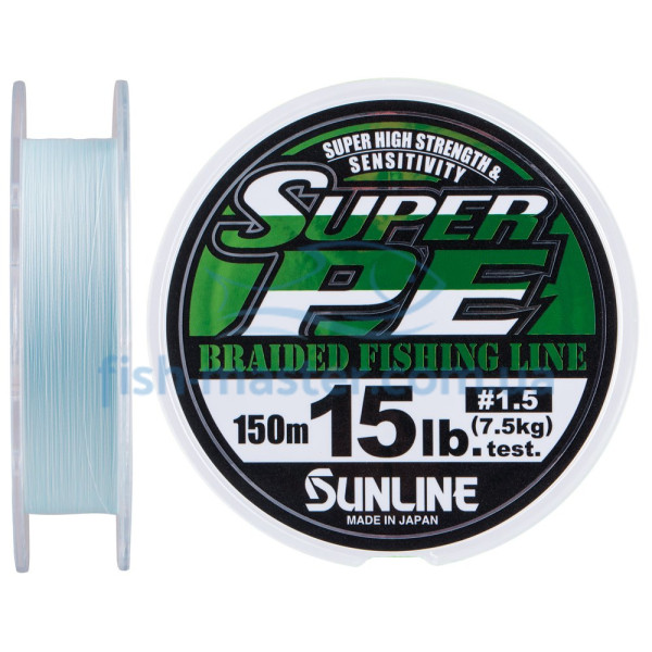 Cord Sunline New Super PE 150m (blue) #1.5/0.205mm 15LB/7.5kg
