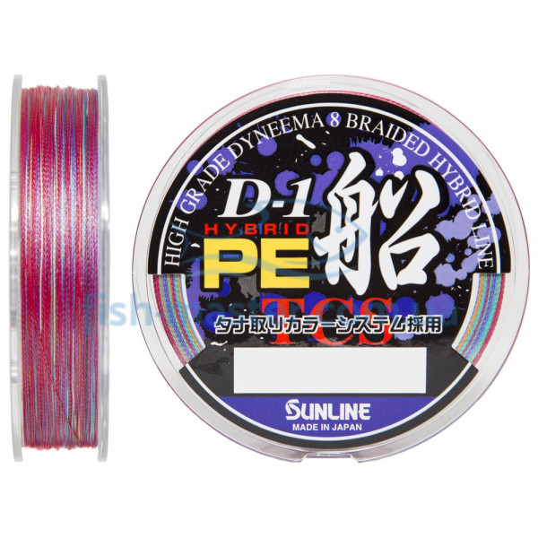 Шнур Sunline D-1 HYBRID PE FUNE 100м #2.5/0.26мм 36LB/16.5кг