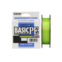 Cord Sunline Basic PE HG 150m (Light Green) #0.4/0.108mm 6lb/2.9kg