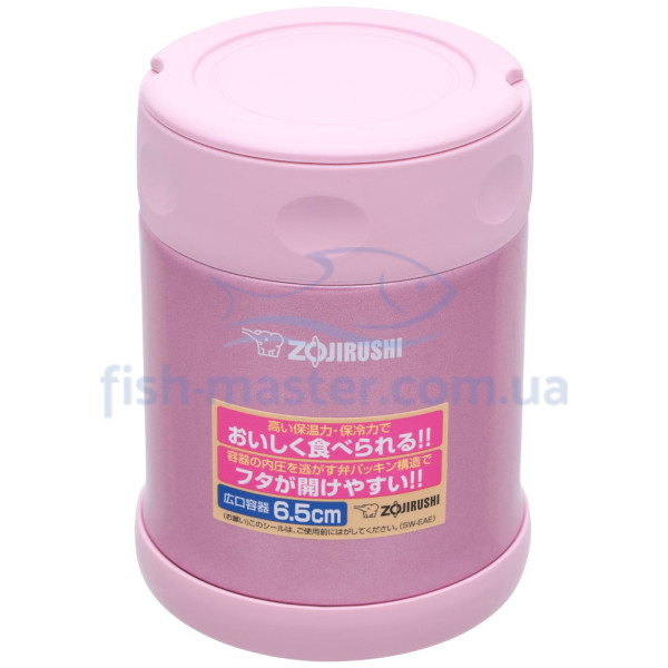 Харчовий термоконтейнер ZOJIRUSHI SW-EAE35PS 0.35 л ц:рожевий металік