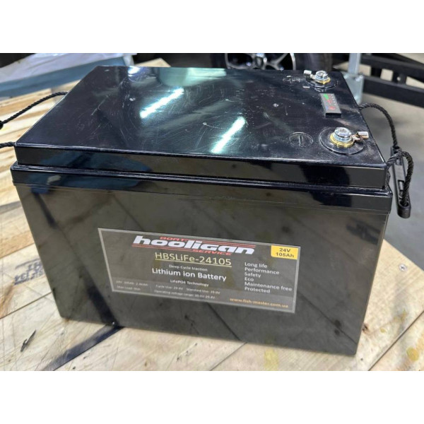 Акумулятор літій-залізо-фосфатні (літій-ферумний) LiFePo Fish-master 24V 105Ah