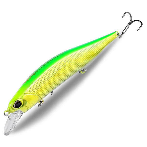 Воблер Bearking Realis Jerkbait 110SP колір J Lime Glass