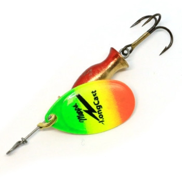 Mepps Aglia LongCast No. 3 Tiger Spoon, 12g