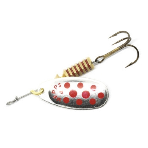 Mepps Comet Decoree No. 4 silver/red specks 8g