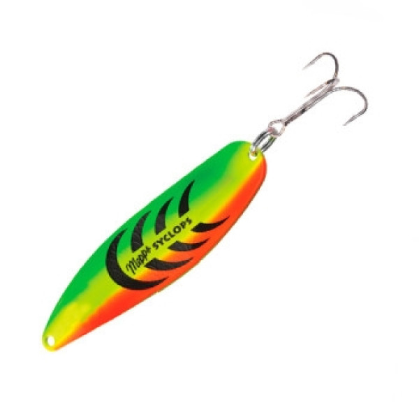 Mepps Syclops Fluo No. 1 Tiger Spoon, 12g