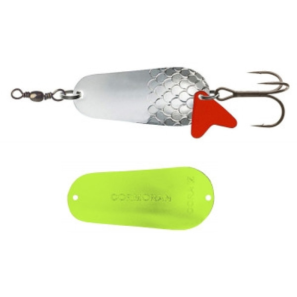 Блешня Cormoran CORA-Z 35мм 6g #Silver/Chartreuse