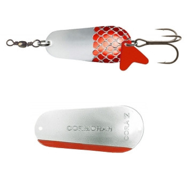 Блешня Cormoran CORA-Z 67мм 30g #Silver/Red scales