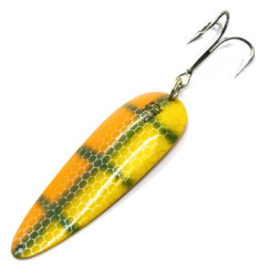 Блешня Dardevle 93mm 28g №36 # Orange/Green Perch Scale