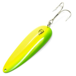 Блешня Dardevle 93mm 28g № 70 # Chartreuse / Green Stripe