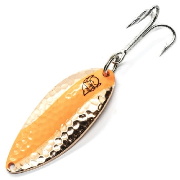 Spinner Dardevle Devle Dog King 65mm 21g #Hmrd Copper Flo Orange