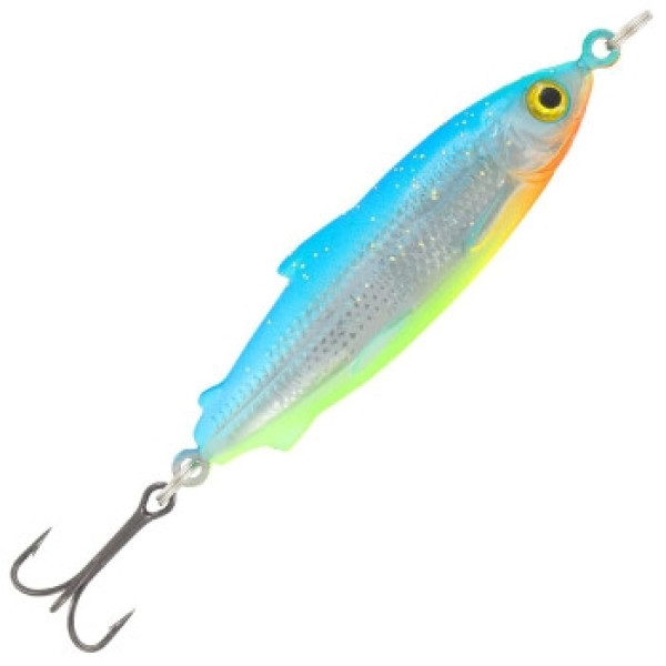 Spinner Kuusamo Muikku 90mm 17g#GL/BLU/FYe, UV
