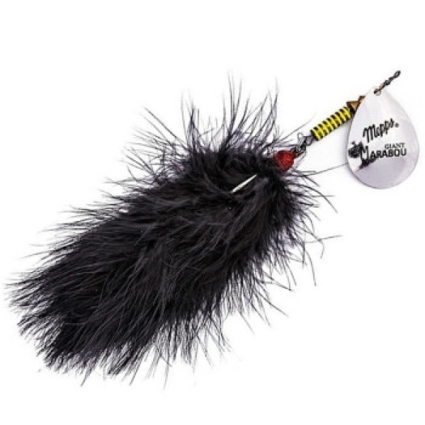 Mepps Giant Marabou Silver Spoon 40g