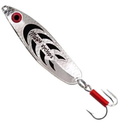Mepps Syclops No. 2 Silver Black Spoon, 17g