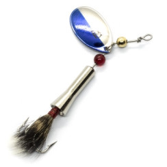 Dardevle Notangle Spinner 7g #Half Nickel/Half Blue